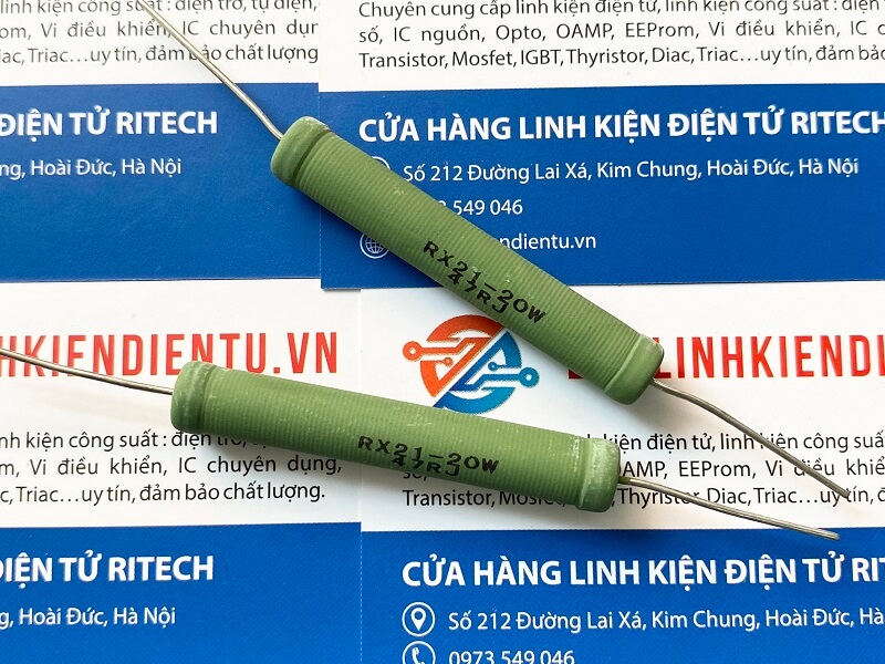 Điện trở dây quấn 47R 20W RX21-20W 47RJ - Ảnh 2