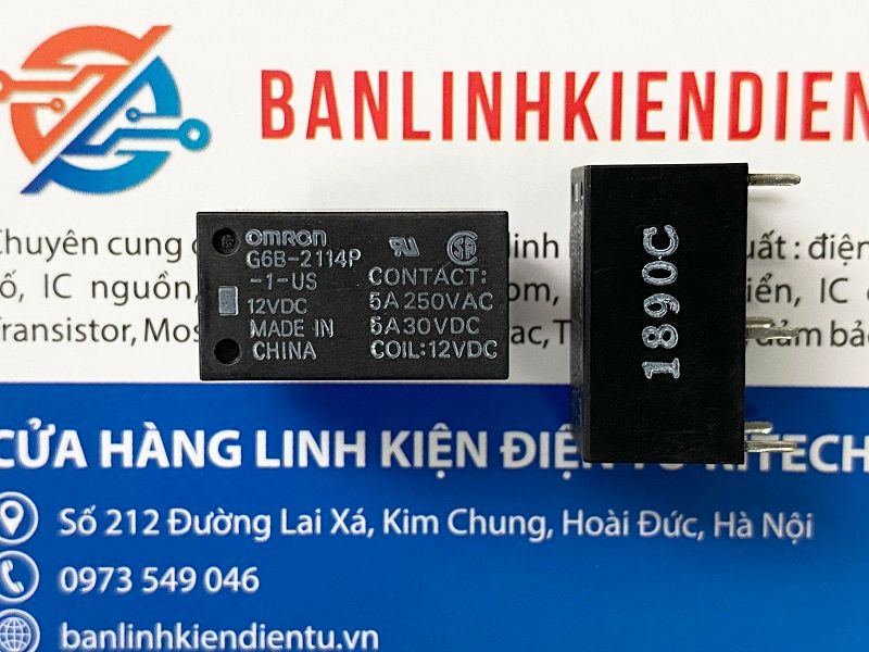 Relay G6B-2114P-1-US 12V