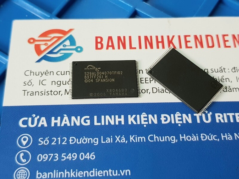 Alternative view of S29AL004D70TFI02 S29AL004D70TF102 IC chuyên dụng TSSOP48