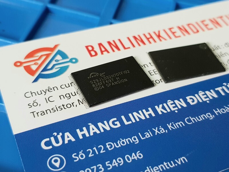 Alternative view of S29JL032H70TFI02 IC Chức Năng TSSOP-48