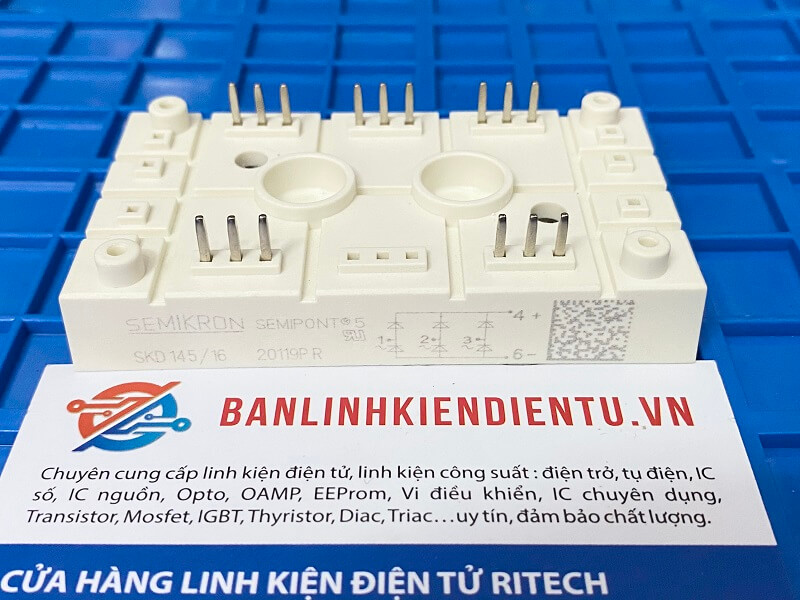 Diode cầu Semikron SKD145/16, SKD 145/16, SKD 115/16 140A 1600V