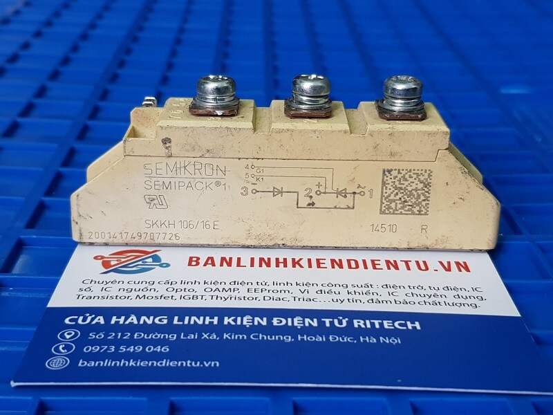 SKKH106/16E, SKKH 106/16E Thyristor Semikron 106A 1600V (Tháo máy)