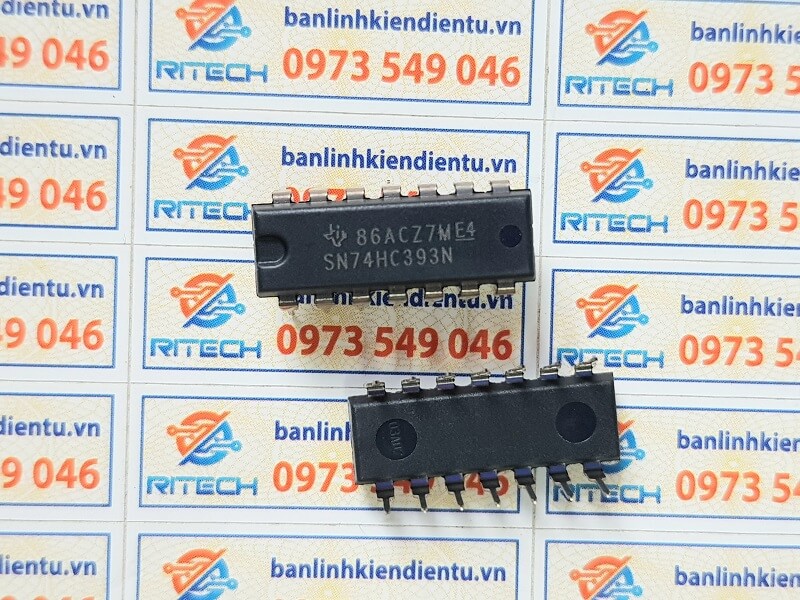 SN74HC393N 74HC393 IC số DIP-14 - Ảnh 2