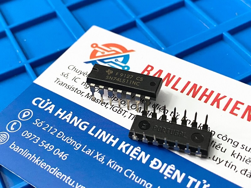 Alternative view of SN74LS11NC 74LS11 IC số DIP-14