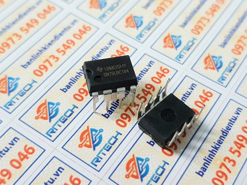 Alternative view of ​SN75LBC184 SN75LBC184P 75LBC184 IC Số DIP-8