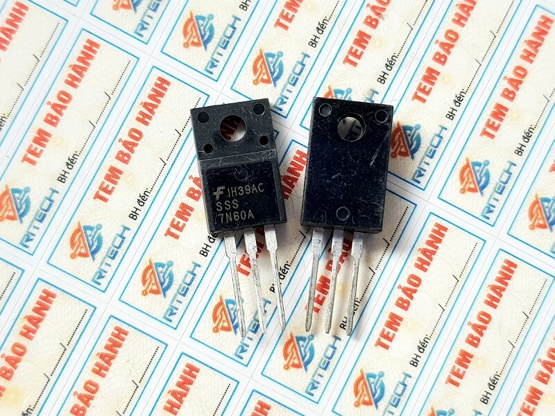 SSS7N60A, SSS7N60B Mosfet Kênh-N 4A/600V TO-220F