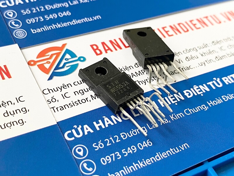 IC nguồn TO220F-5 STRW6553A, STR-W6553A