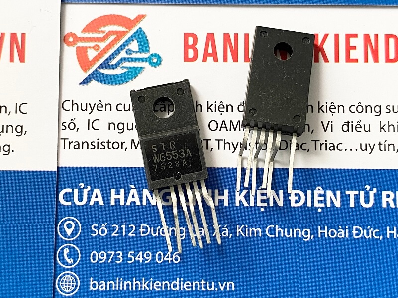 Alternative view of IC nguồn TO220F-5 STRW6553A, STR-W6553A