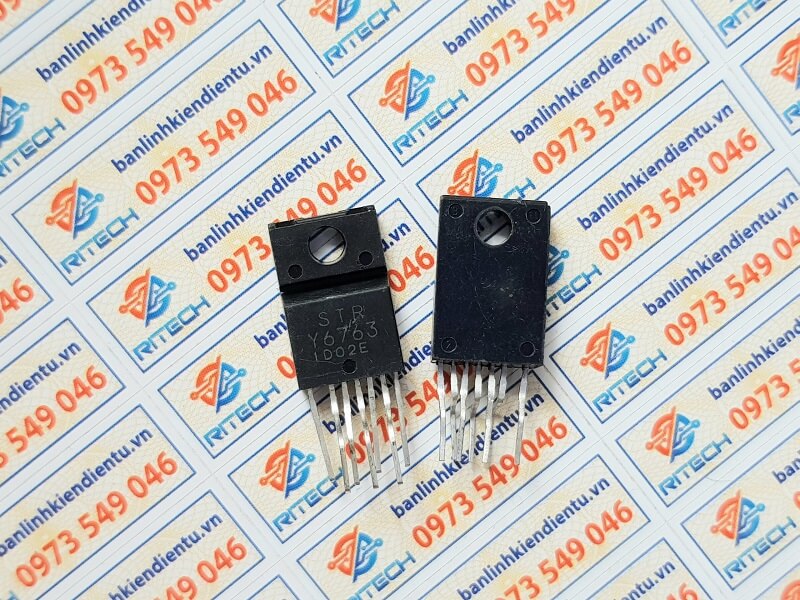 STR Y6763, STR-Y6763, STRY6763 IC Nguồn TO220F-7