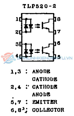 Sơ đồ chân TLP520-2