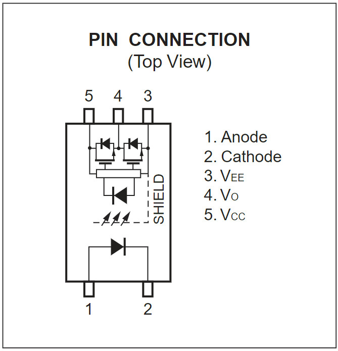 Sơ đồ chân của Opto PS9031