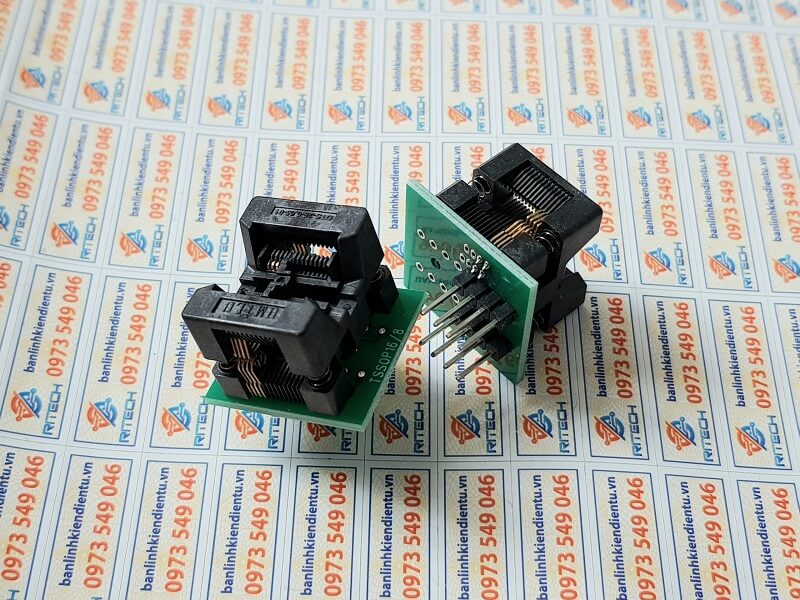 Alternative view of Socket Đổi Chân IC TSSOP-8 0.65mm Sang DIP-8 2.54mm