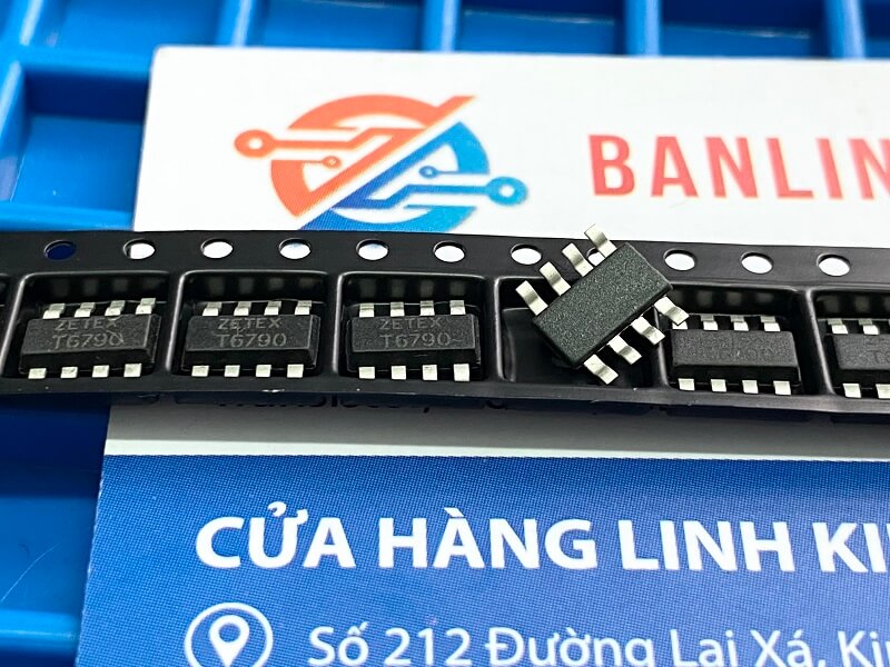 Alternative view of T6790, Zetex T6790 Transistor kép SOP-8