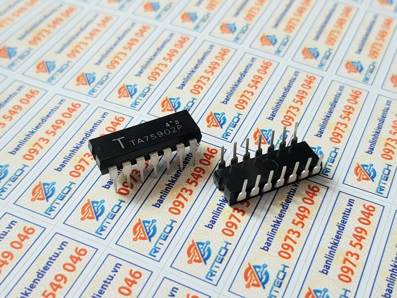 Alternative view of TA75902P Quad Operational Amplifier DIP-14