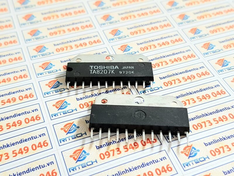 IC TA8207K TA8207 8207 Khuếch Đại âm thanh Zip-12 tháo máy