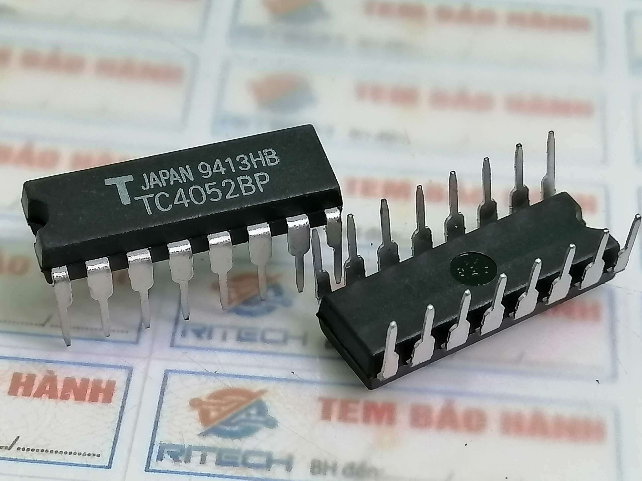 TC4052BP, DIP16 19.75×7.62×3.5 - Ảnh 2