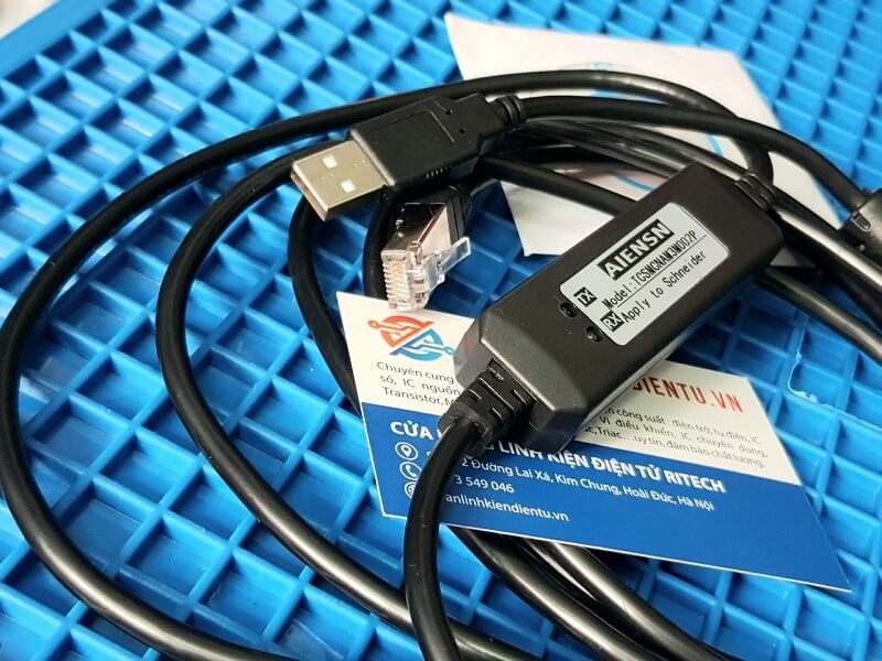 Alternative view of TCSMCNAM3M002P Cáp cài đặt cho biến tần, Servo Schneider
