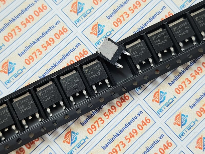 Alternative view of TGD30N40P 30N40P IGBT 400V 30A TO-252