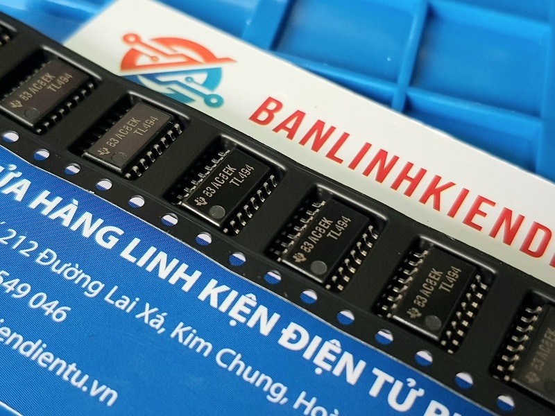 Alternative view of TL494C, TL494, TL494CDR IC Nguồn SOP-16 5.2mm