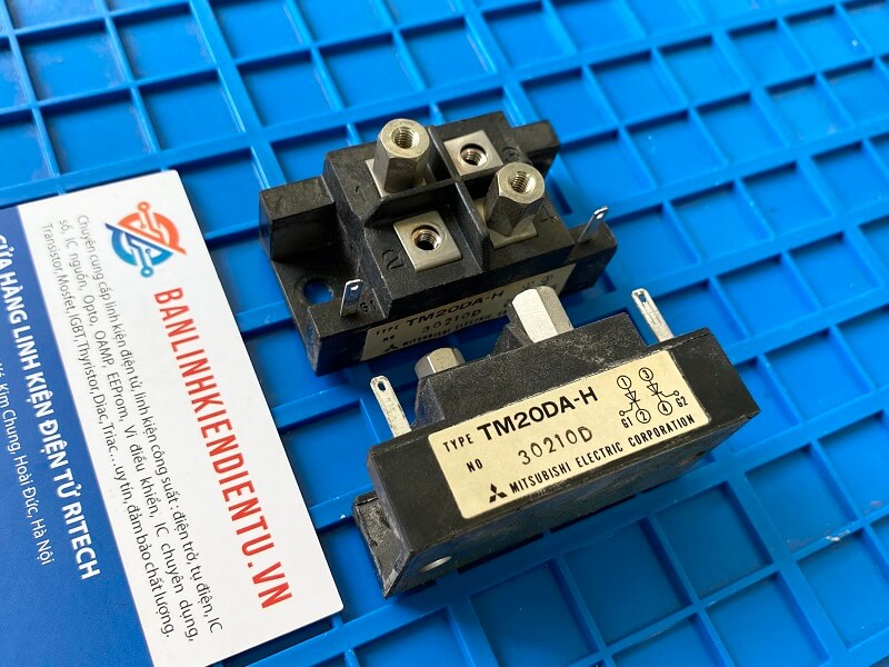 Alternative view of TM20DA-H Module thyristor 20A 800V (tháo máy)