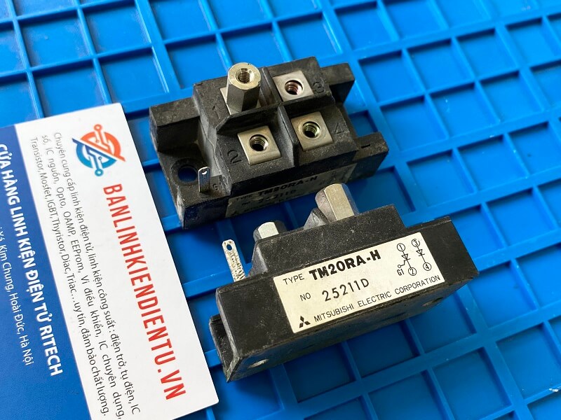 Alternative view of TM20RA-H Module thyristor 20A 800V (tháo máy)