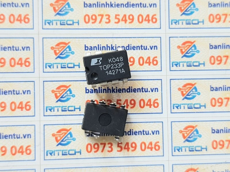 Alternative view of TOP233PN, TOP233P IC nguồn công suất 13W DIP-7