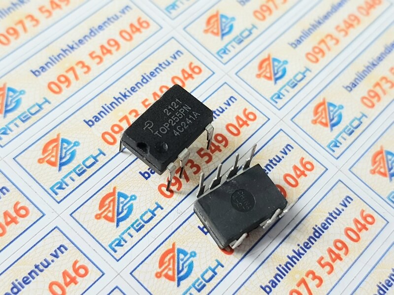 IC nguồn TOP255PN, TOP255P công suất 19w DIP-7