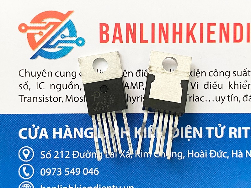 Alternative view of IC nguồn TOP256Y, TOP256YN công suất 60w TO-220 chính hãng Power Intergrations