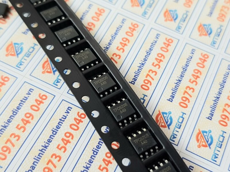 TPC8206 Dual N-MOSFET 5A/60V/40mR SOP-8