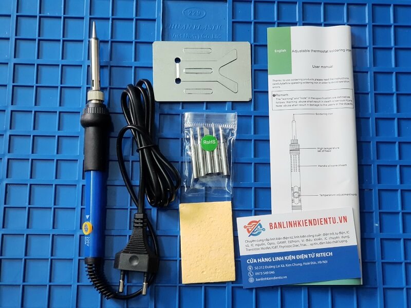Bộ Máy Hàn Điều Chỉnh, Mỏ hàn TQ936 60W 220V