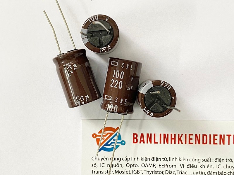 Tụ hoá SXE 220uf 100v