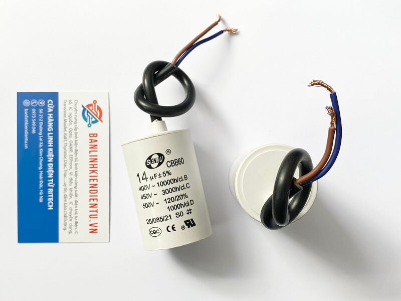 Tụ khởi động CBB60 14uF 450V