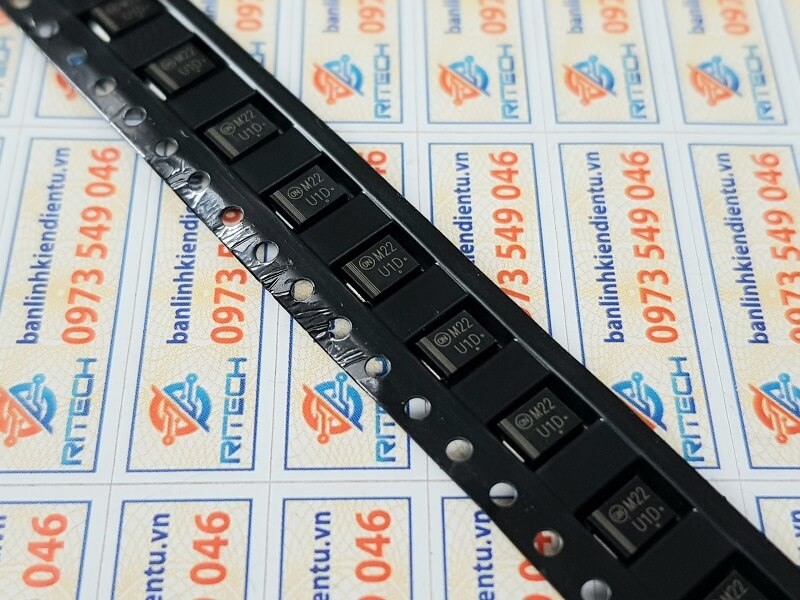 Alternative view of MURS120T3G U1D Diode 200V/2A DO-214AA