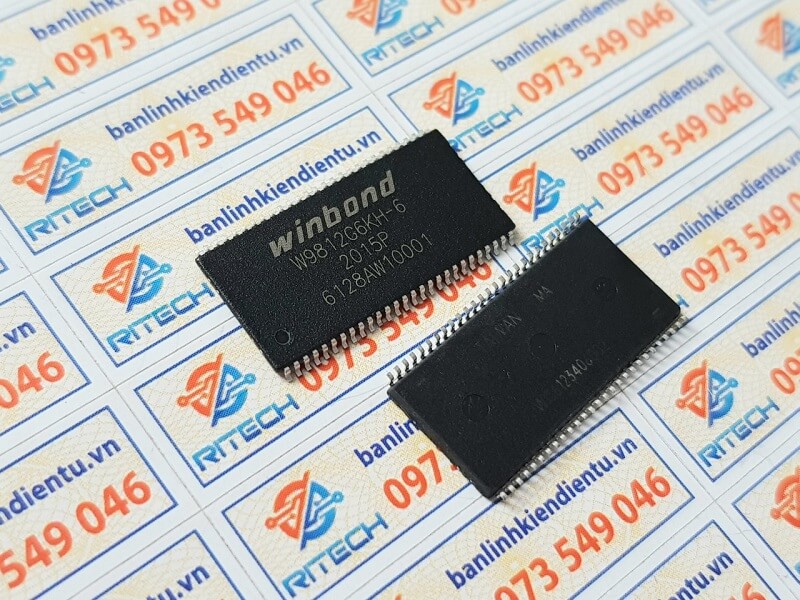 Winbond W9812G6KH-6 IC SDRAM 128MBIT 166MHZ TSOP-54