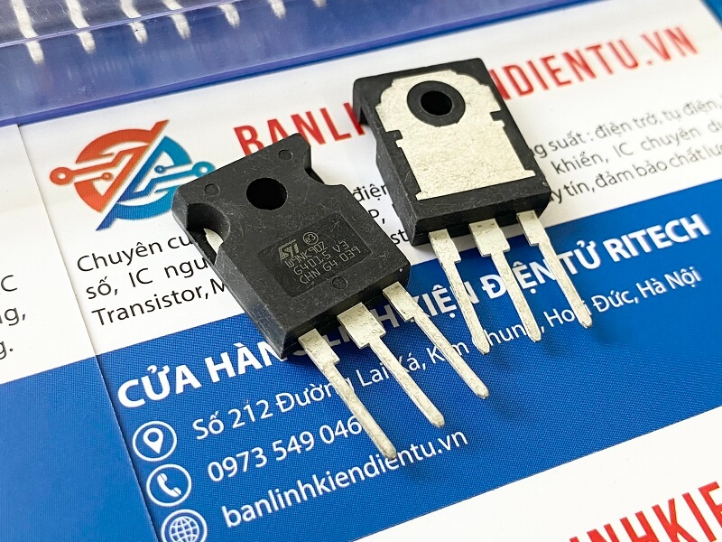 Alternative view of W9NK90Z Mosfet Kênh N 900V 8A TO-247