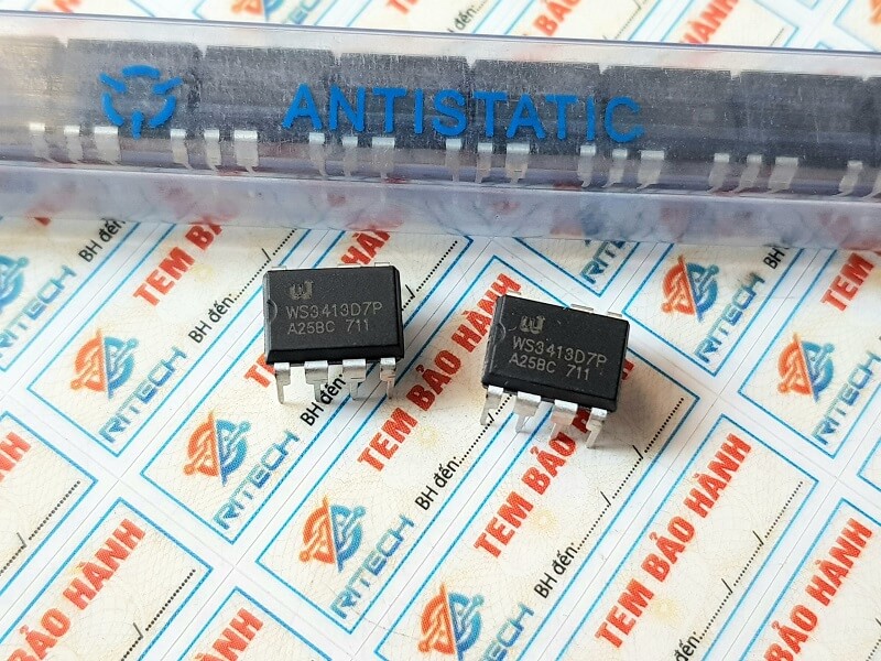 Alternative view of WS3413D7P IC Điều Khiển LED DIP-7