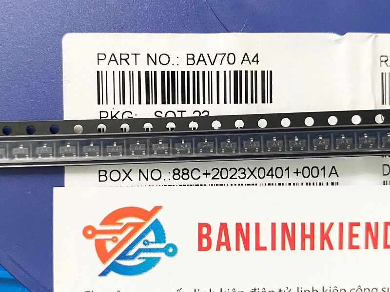 BAV70 A4 Diode kép 0.2A 70V SOT-23