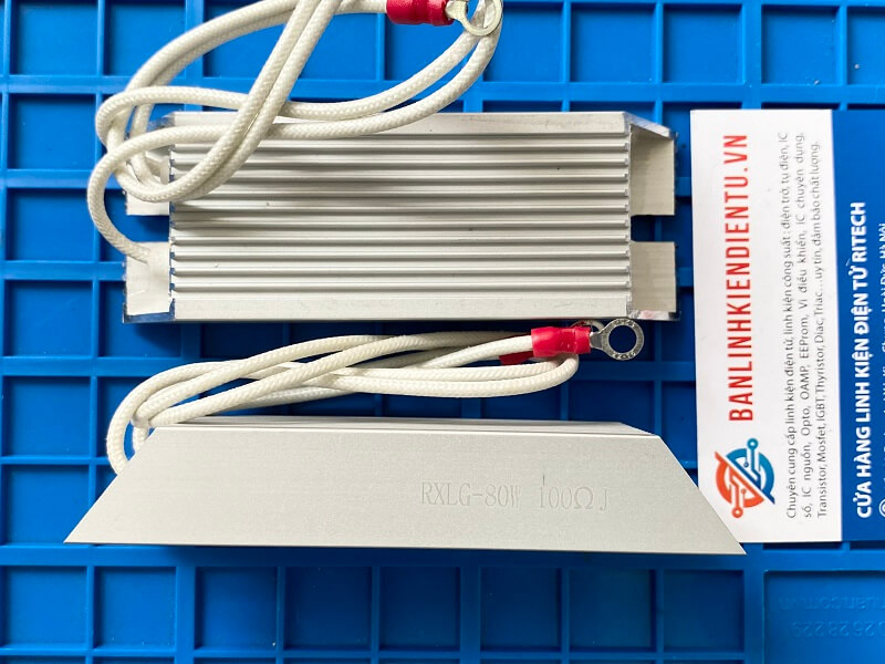 Điện trở xả vỏ nhôm 80W 100R RXLG 80W100RJ