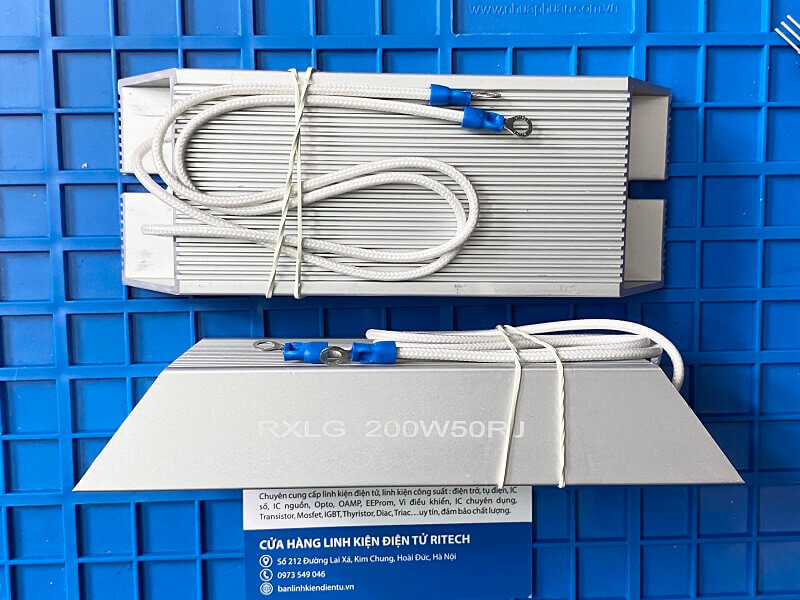 Điện trở xả vỏ nhôm 200W 50R RXLG 200W50RJ