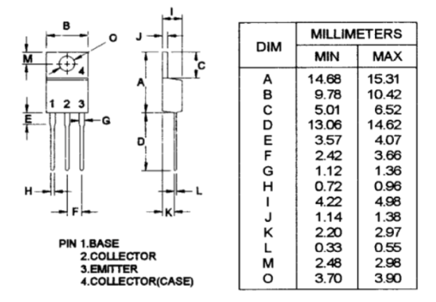 Transistor NPN D880-Y, D880, 2SD880-Y dòng điện 3A, 60V TO-220