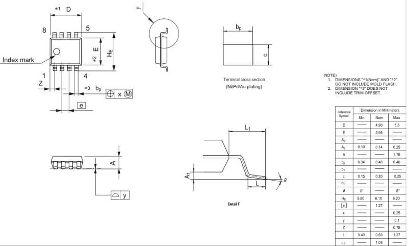1020 HAT1020R Mosfet kênh P 5A 30V SOP-8 - Ảnh 6
