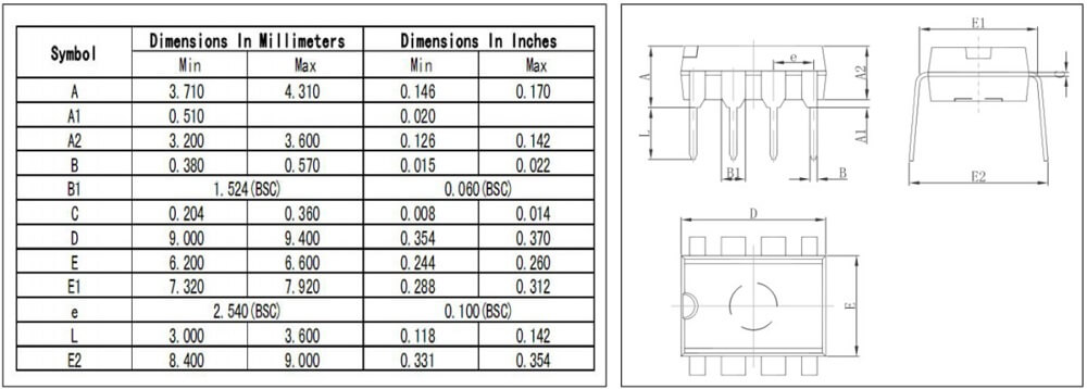 AM-22A IC nguồn switching power DIP-8