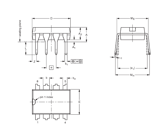 IC khuếch đại thuật toán LM258, LM258P LM258D DIP-8
