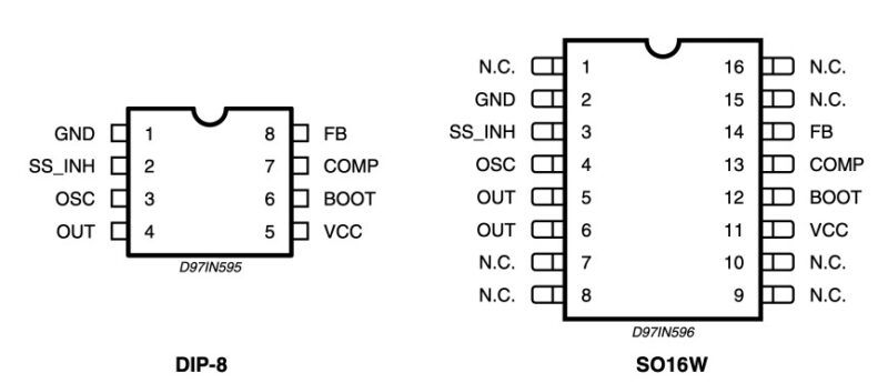 L4978D IC nguồn 2A hạ áp điều chỉnh đầu ra từ 3.3V đến 50V SOP-16 - Ảnh 4