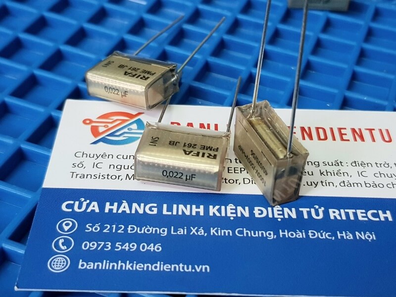 Tụ Rifa 0.022uF 22nF 1000V 500VAC Y2 PME261JB