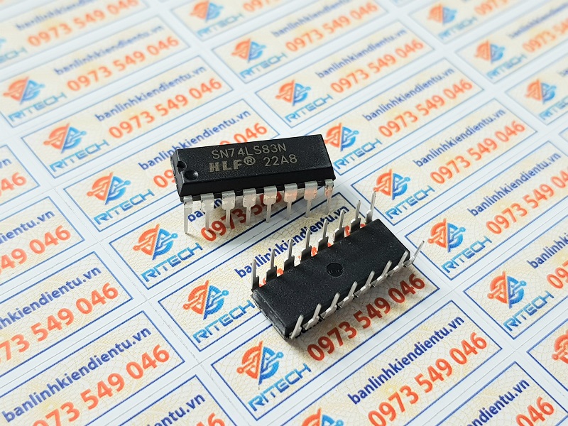 Alternative view of SN74LS83N 74LS83 HD74LS83P IC Số DIP 16