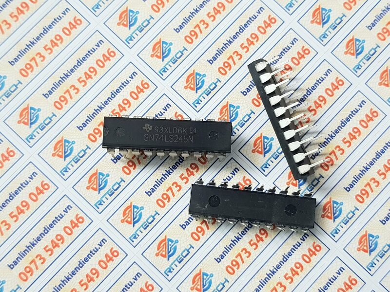 Alternative view of SN74LS245N , 74LS245 IC Số DIP-20