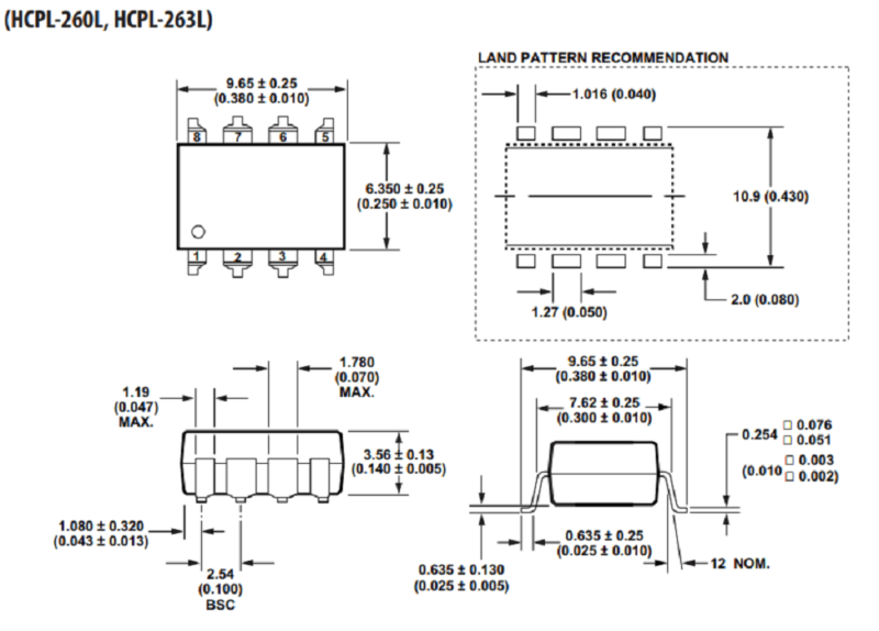 060L, HCPL-060L Opto Driver SOP-8 - Ảnh 6