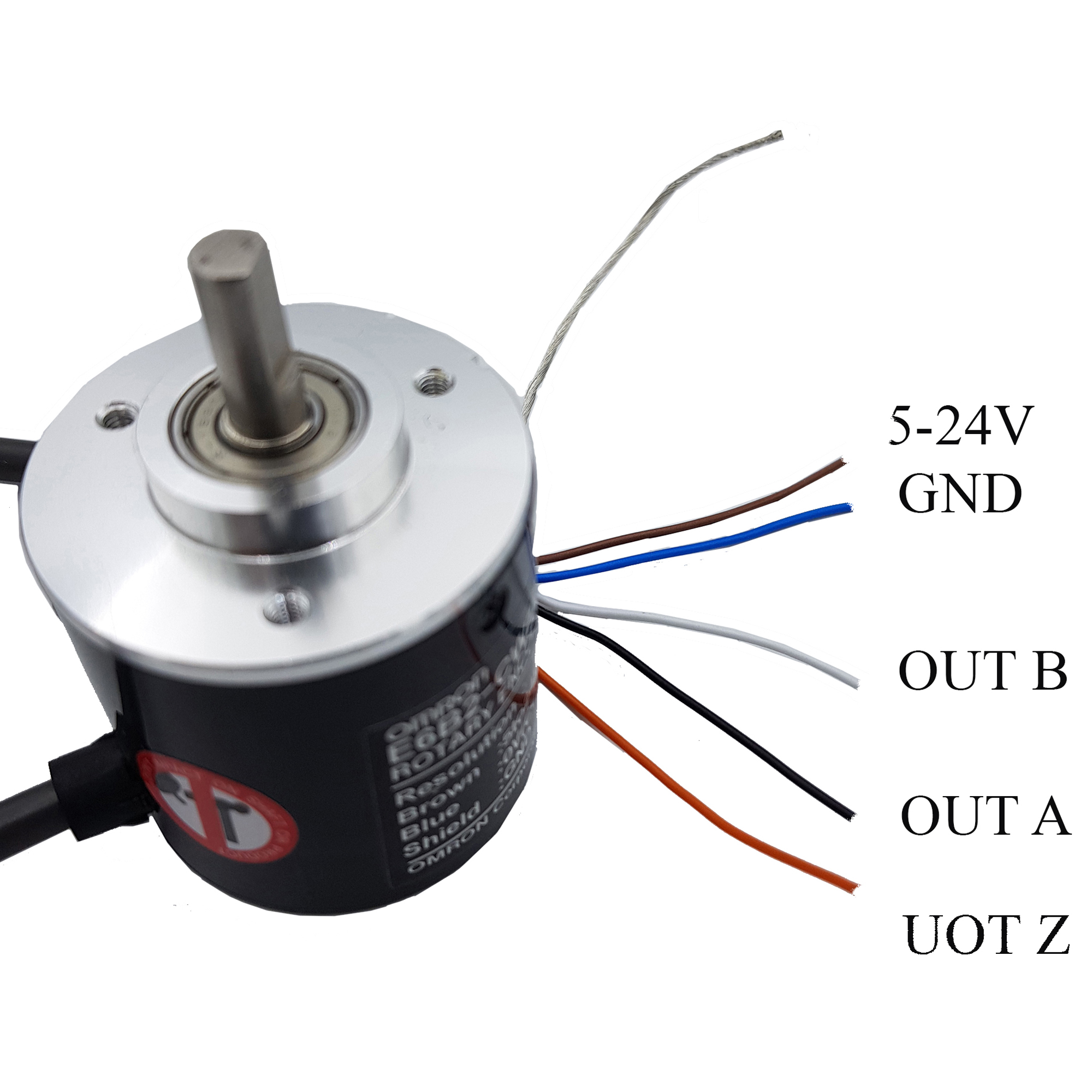 Sơ đồ đấu nối của Encoder Omron E6B2 - CWZ6C 2000 xung