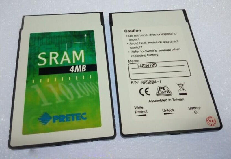 Pretec Thẻ nhớ Sram Pretec 4MB 16bit để backup máy CNC Fanuc 16, 18